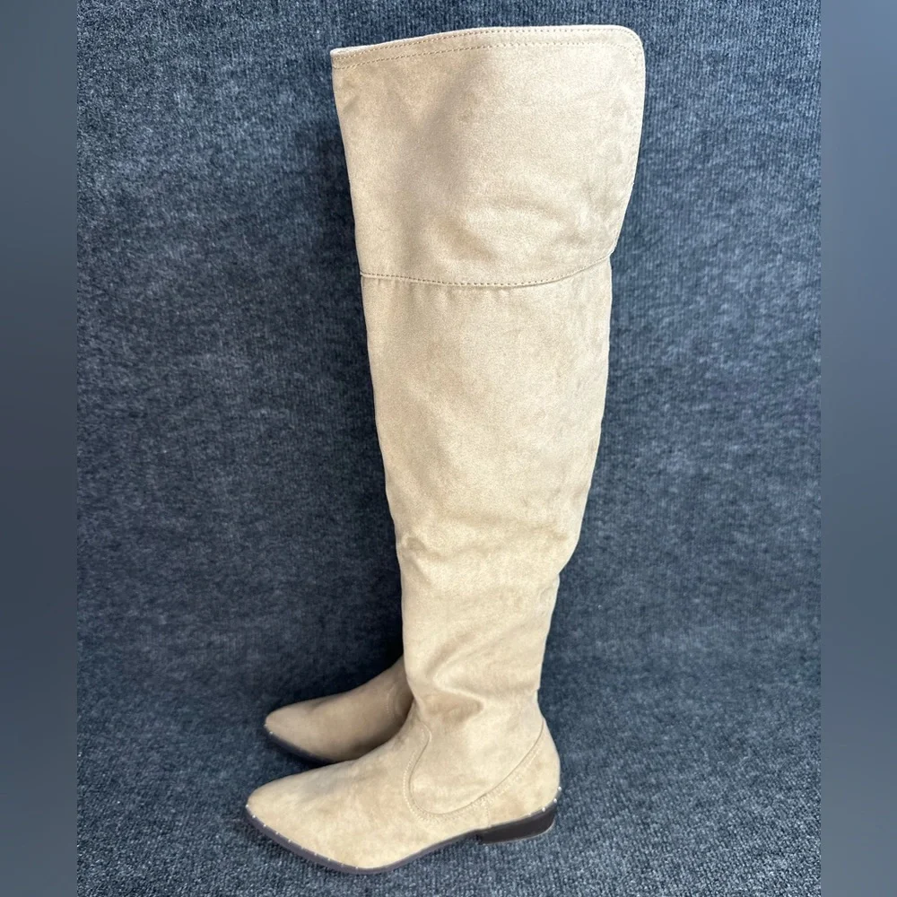 Tan Over-the-Knee Boots Tan‎ Woman’s 6.5 justfab